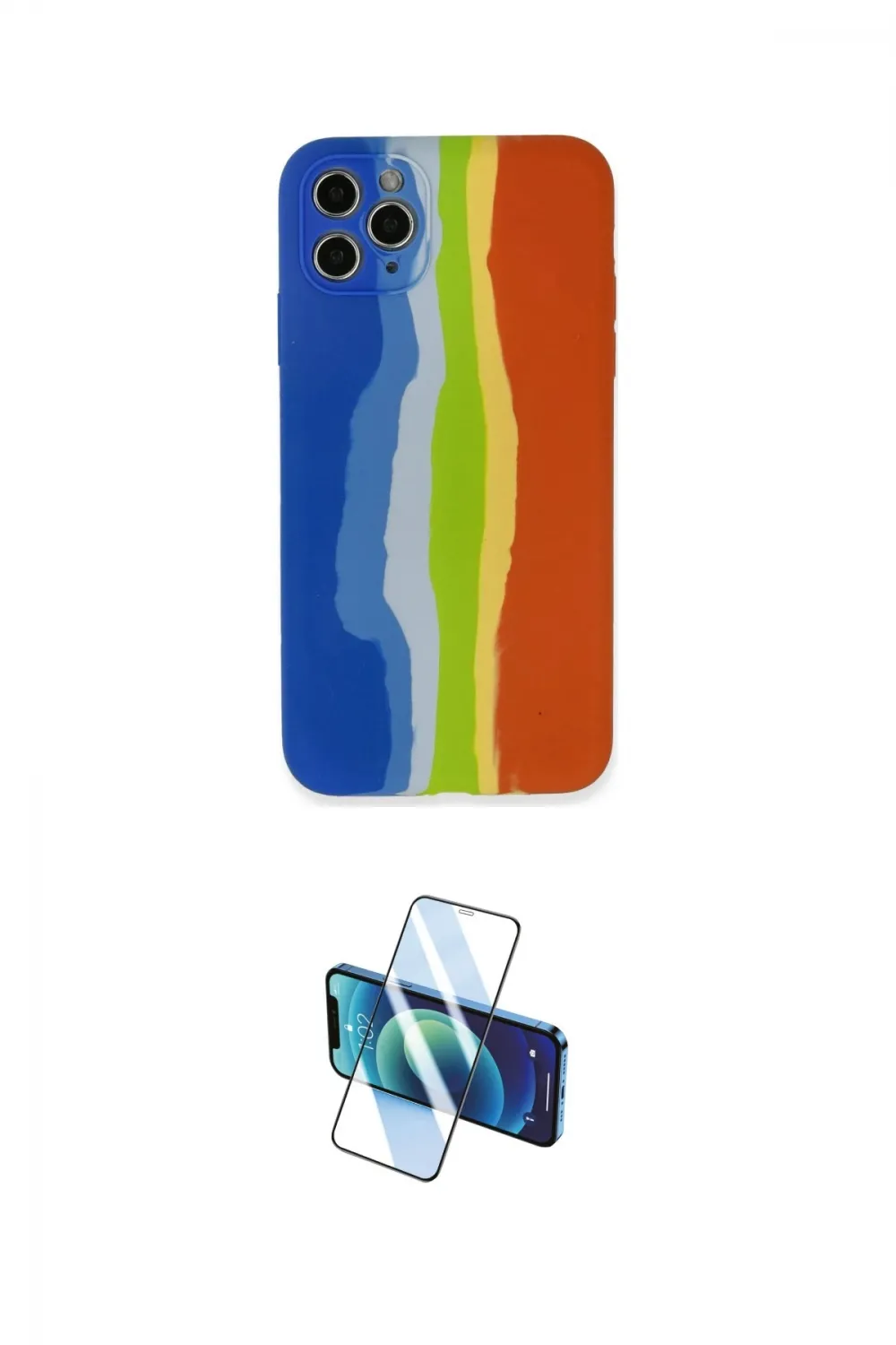 ieg™ iPhone 11 Pro Kılıf Yadigar Çizgi - Siyah 3D Antistatik Seramik Nano Ekran Koruyucu