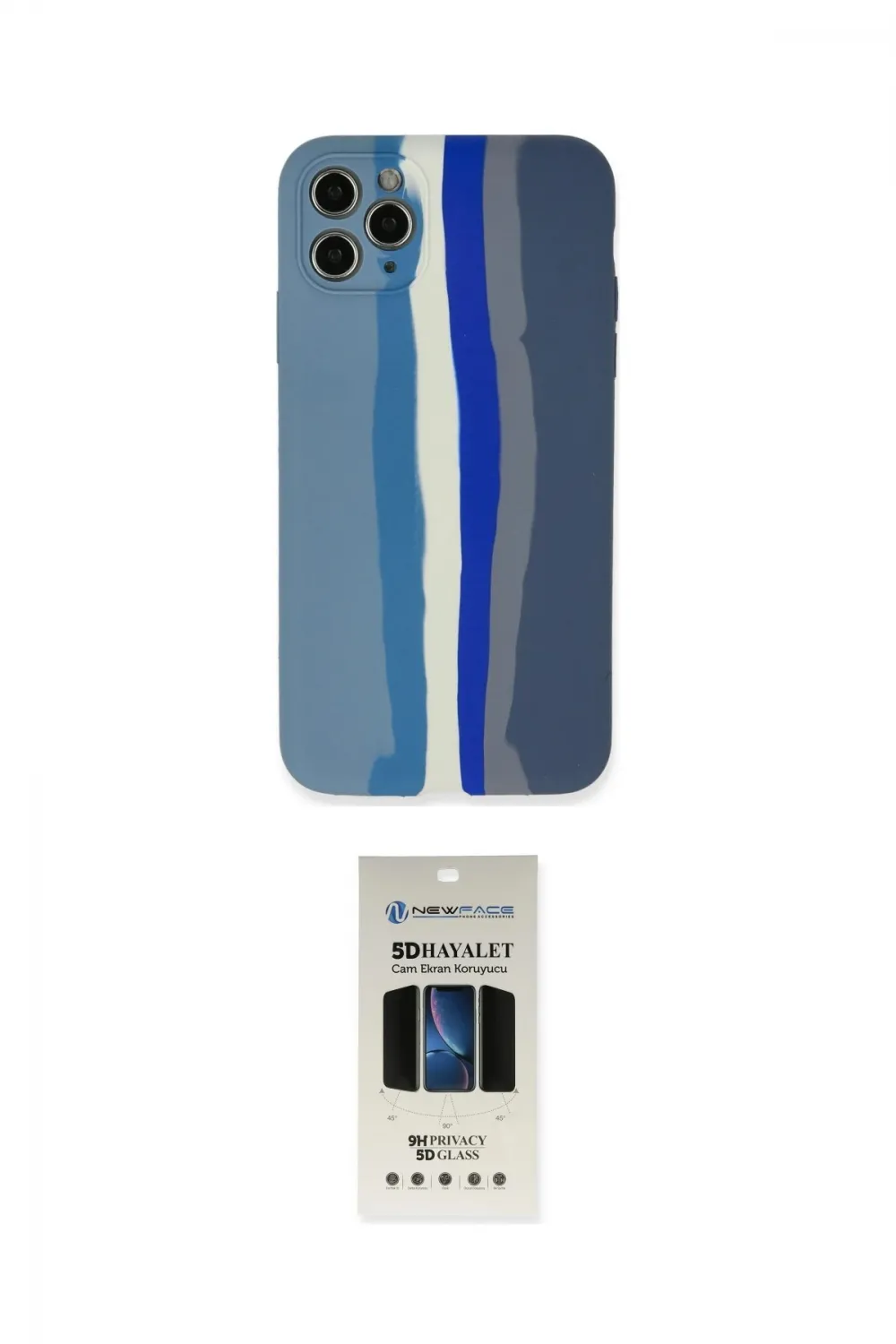 ieg™ iPhone 11 Pro Kılıf Yadigar Çizgi - Siyah 5D Hayalet Cam Ekran Koruyucu