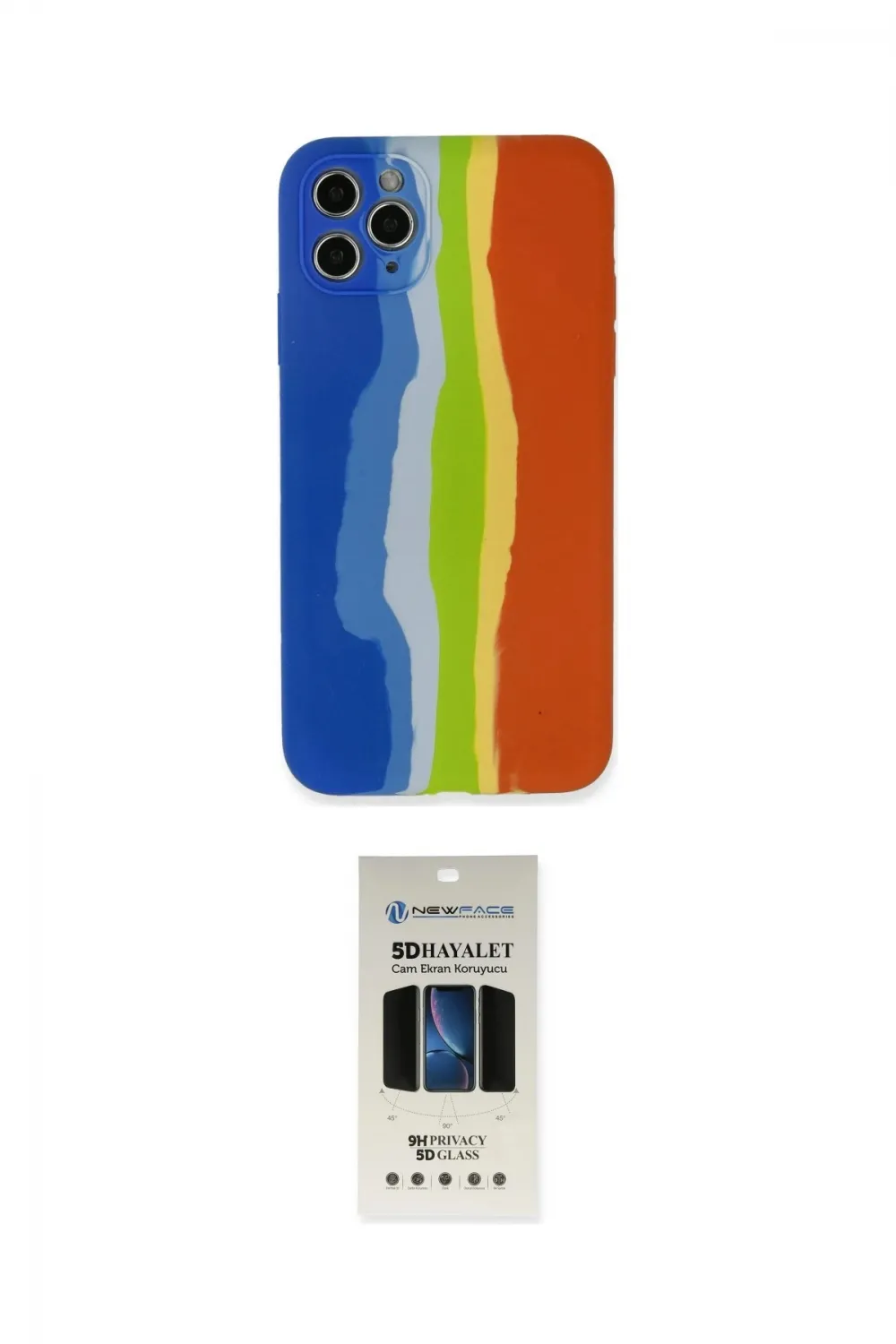 ieg™ iPhone 11 Pro Kılıf Yadigar Çizgi - Siyah 5D Hayalet Cam Ekran Koruyucu