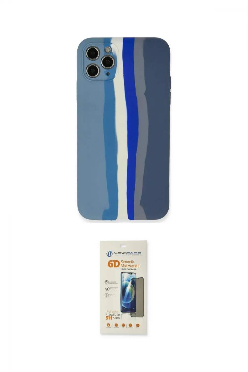 ieg™ iPhone 11 Pro Kılıf Yadigar Çizgi - Siyah 6D Mat Seramik Hayalet Nano Ekran Koruyucu