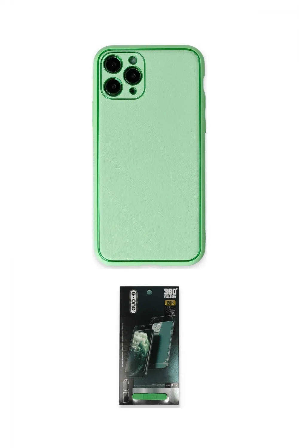 ieg™ iPhone 11 Pro Kılıf Yadigar Klasik - Şeffaf 360 Full Body Arka Koruyucu
