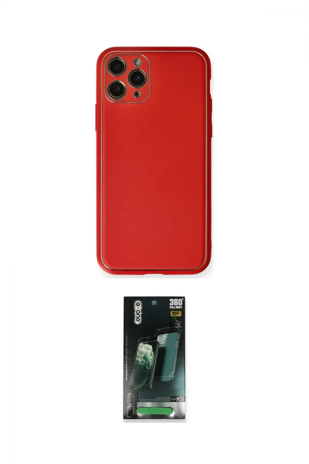 ieg™ iPhone 11 Pro Kılıf Yadigar Klasik - Şeffaf 360 Full Body Arka Koruyucu