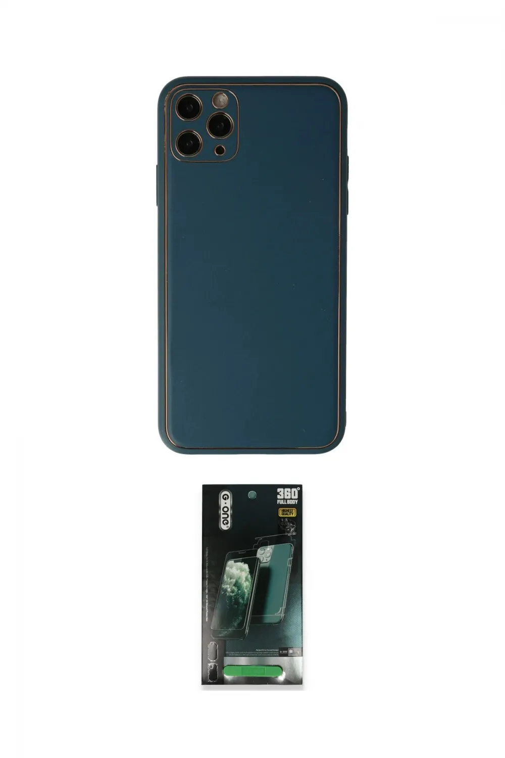 ieg™ iPhone 11 Pro Kılıf Yadigar Klasik - Şeffaf 360 Full Body Arka Koruyucu