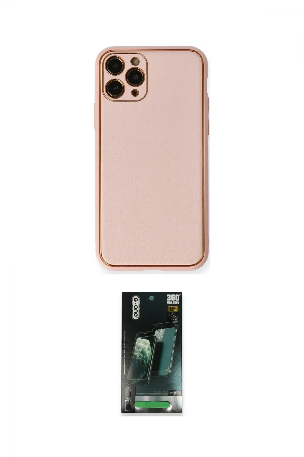 ieg™ iPhone 11 Pro Kılıf Yadigar Klasik - Şeffaf 360 Full Body Arka Koruyucu