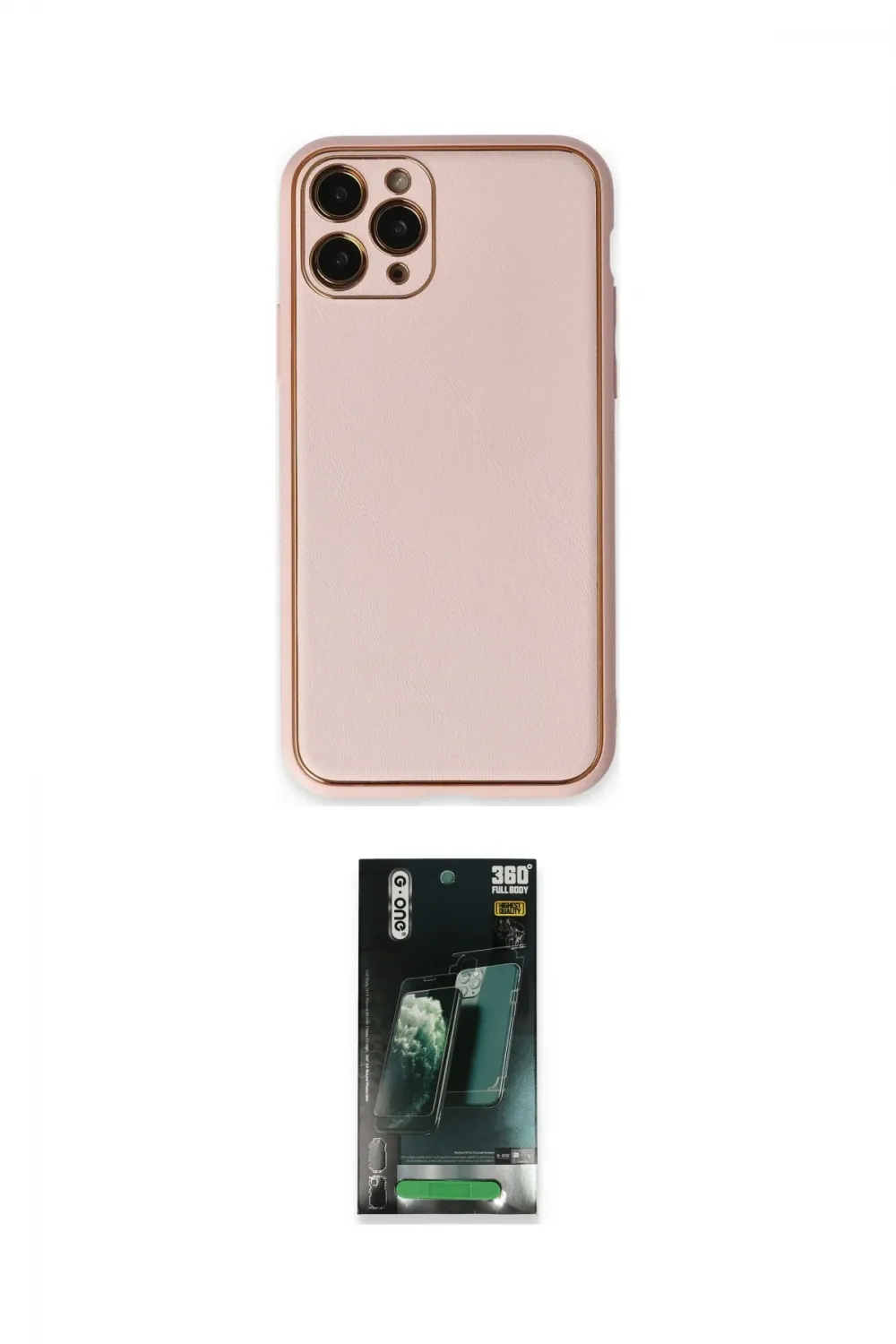 ieg™ iPhone 11 Pro Kılıf Yadigar Klasik - Şeffaf 360 Full Body Arka Koruyucu