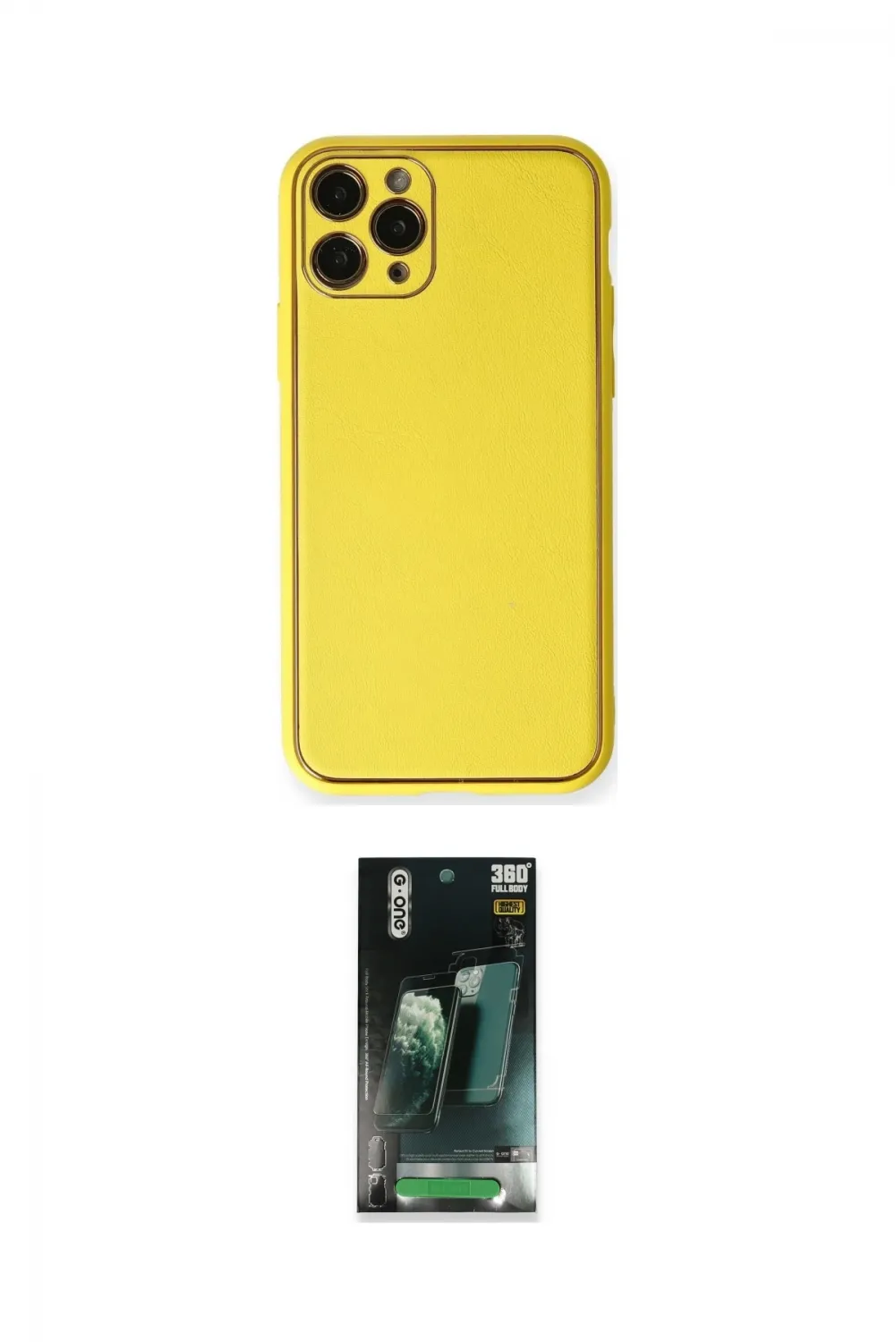 ieg™ iPhone 11 Pro Kılıf Yadigar Klasik - Şeffaf 360 Full Body Arka Koruyucu