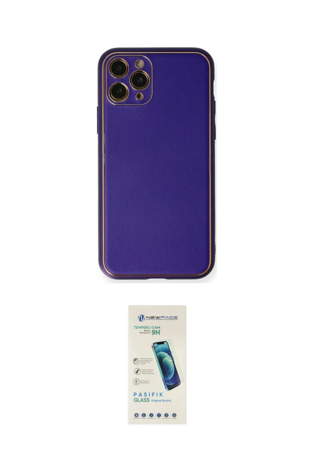 ieg™ iPhone 11 Pro Kılıf Yadigar Klasik - Şeffaf Pasifik Cam Ekran Koruyucu