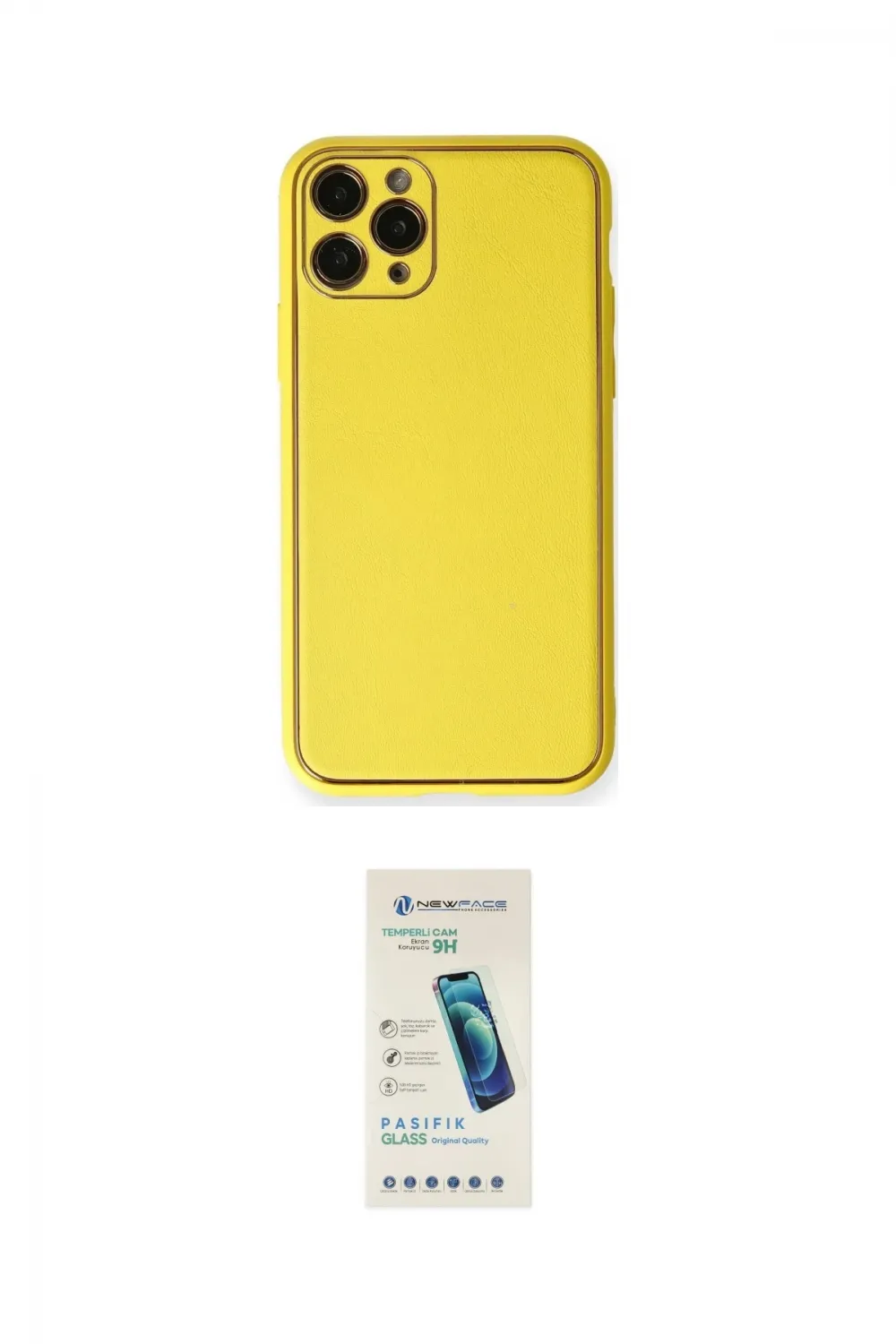 ieg™ iPhone 11 Pro Kılıf Yadigar Klasik - Şeffaf Pasifik Cam Ekran Koruyucu