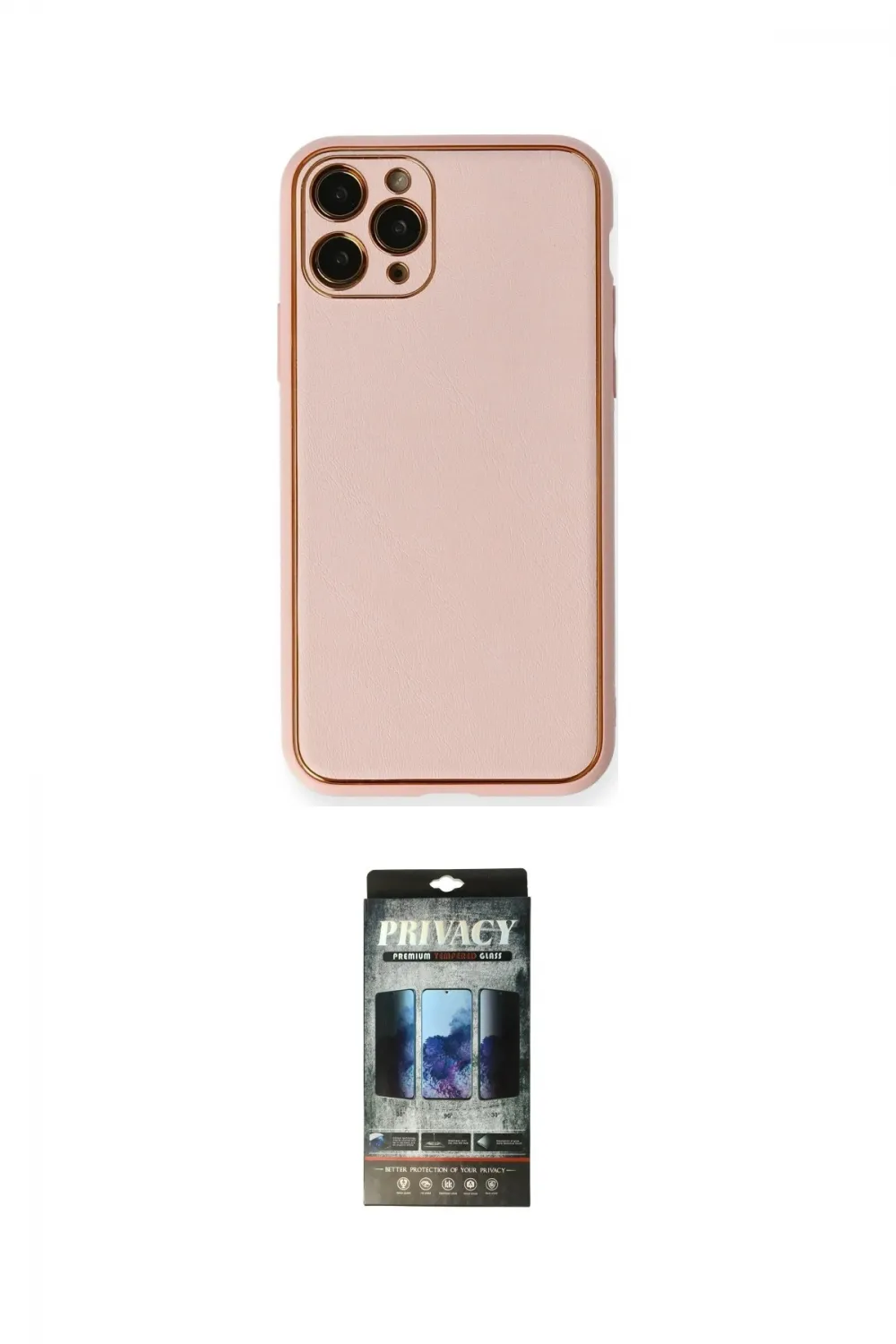 ieg™ iPhone 11 Pro Kılıf Yadigar Klasik - Siyah 34D Hayalet Izgaralı Cam