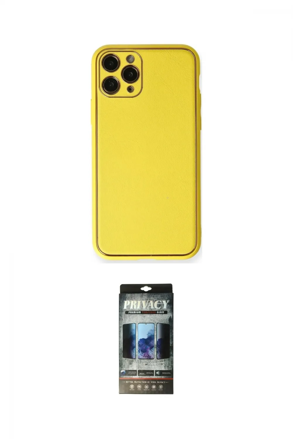 ieg™ iPhone 11 Pro Kılıf Yadigar Klasik - Siyah 34D Hayalet Izgaralı Cam
