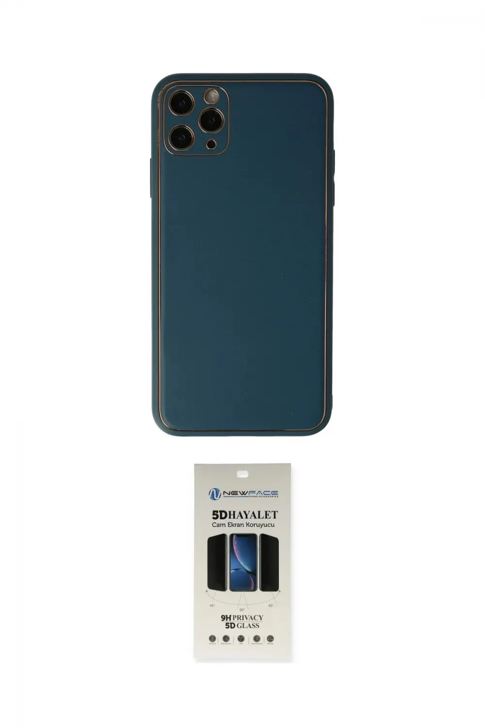 ieg™ iPhone 11 Pro Kılıf Yadigar Klasik - Siyah 5D Hayalet Cam Ekran Koruyucu