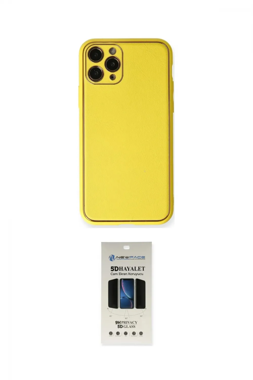 ieg™ iPhone 11 Pro Kılıf Yadigar Klasik - Siyah 5D Hayalet Cam Ekran Koruyucu