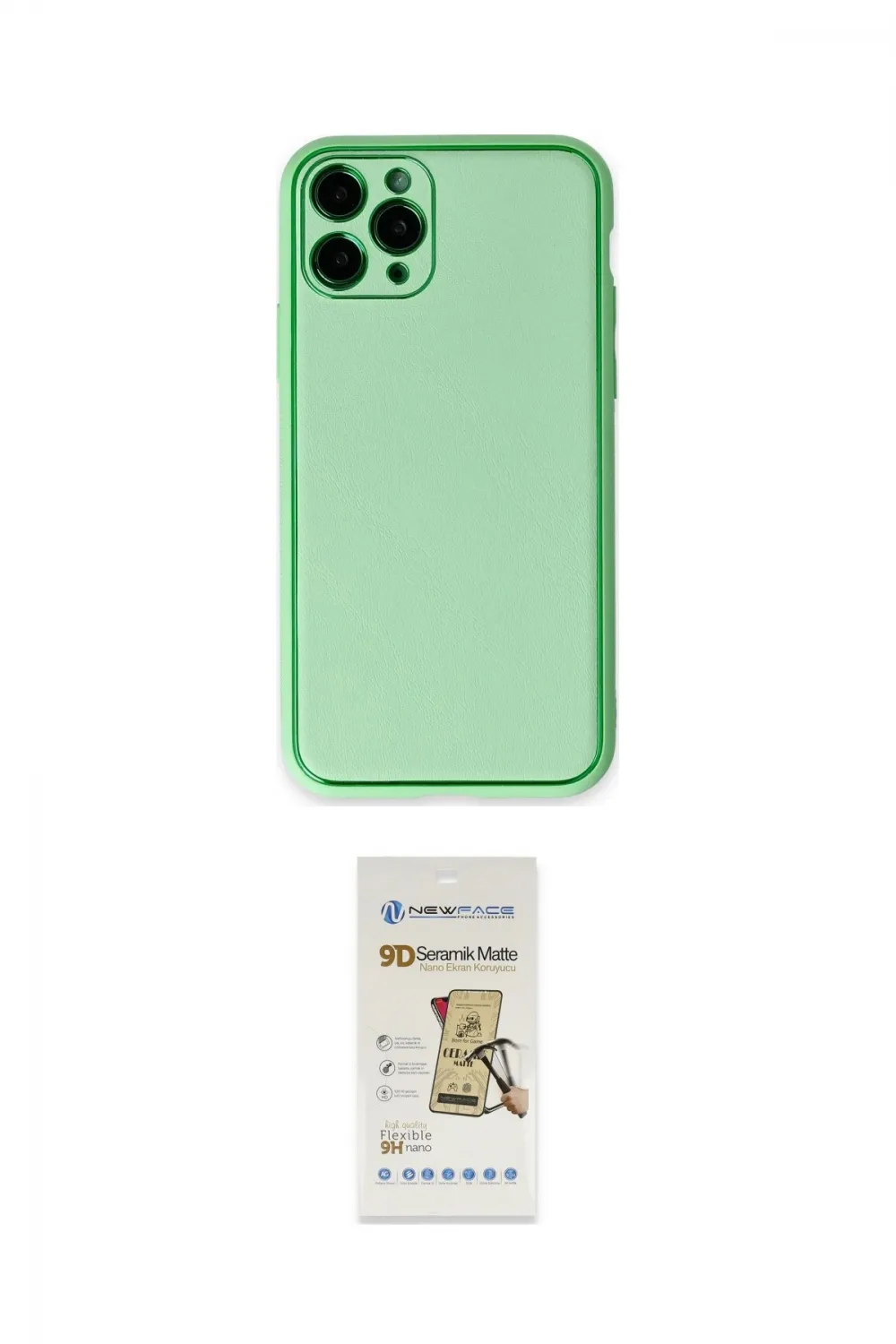 ieg™ iPhone 11 Pro Kılıf Yadigar Klasik - Siyah Mat Seramik Nano Ekran Koruyucu