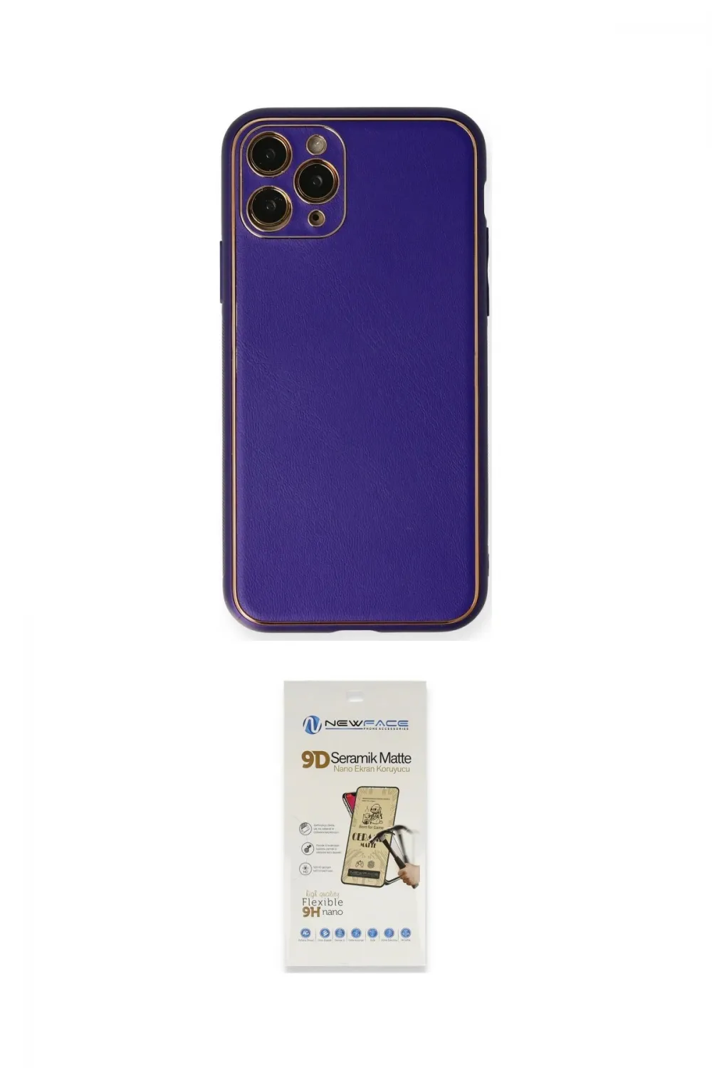 ieg™ iPhone 11 Pro Kılıf Yadigar Klasik - Siyah Mat Seramik Nano Ekran Koruyucu