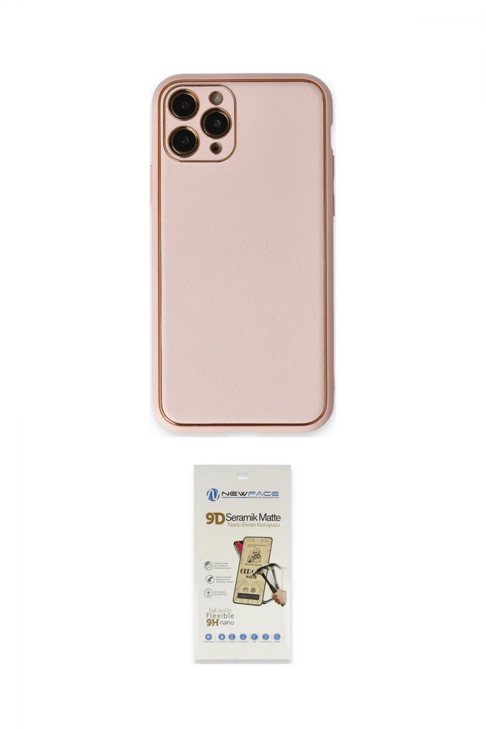 ieg™ iPhone 11 Pro Kılıf Yadigar Klasik - Siyah Mat Seramik Nano Ekran Koruyucu