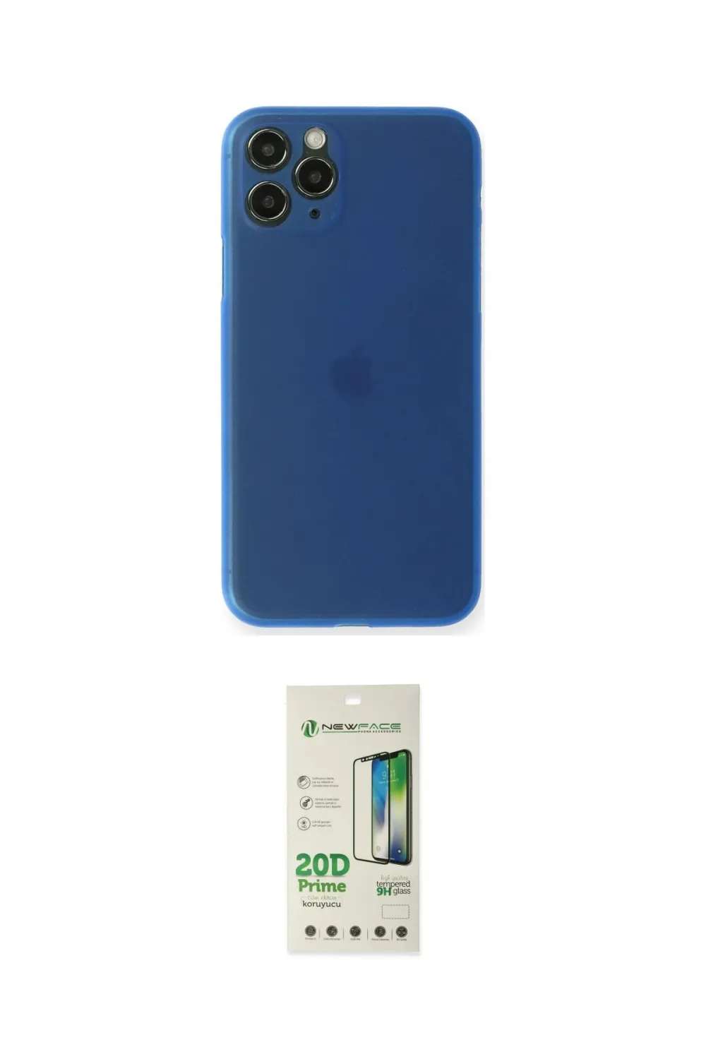 ieg™ iPhone 11 Pro Kılıf Yadigar Yansıma Serisi - Siyah 20D Premium Cam Ekran Koruyucu