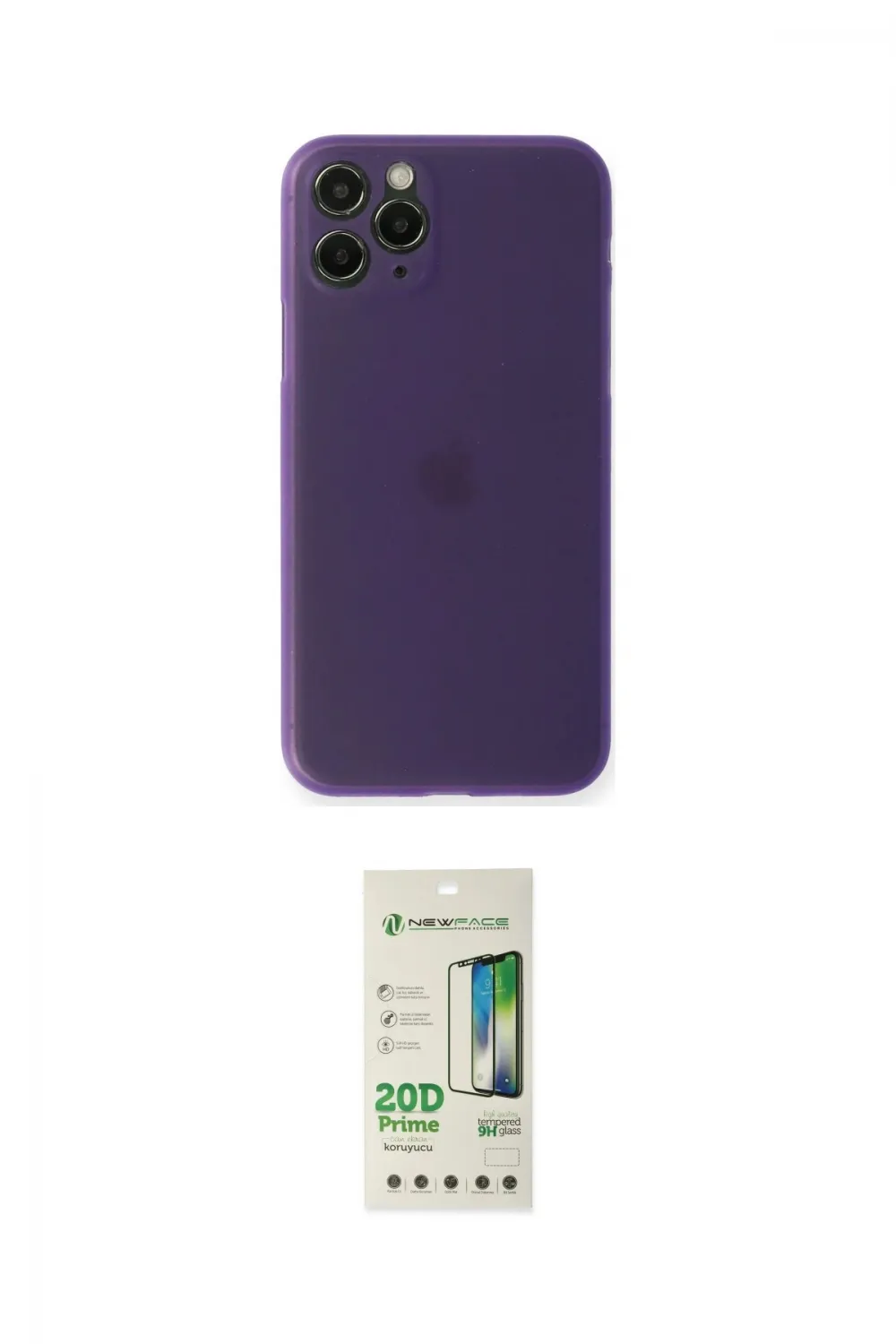 ieg™ iPhone 11 Pro Kılıf Yadigar Yansıma Serisi - Siyah 20D Premium Cam Ekran Koruyucu