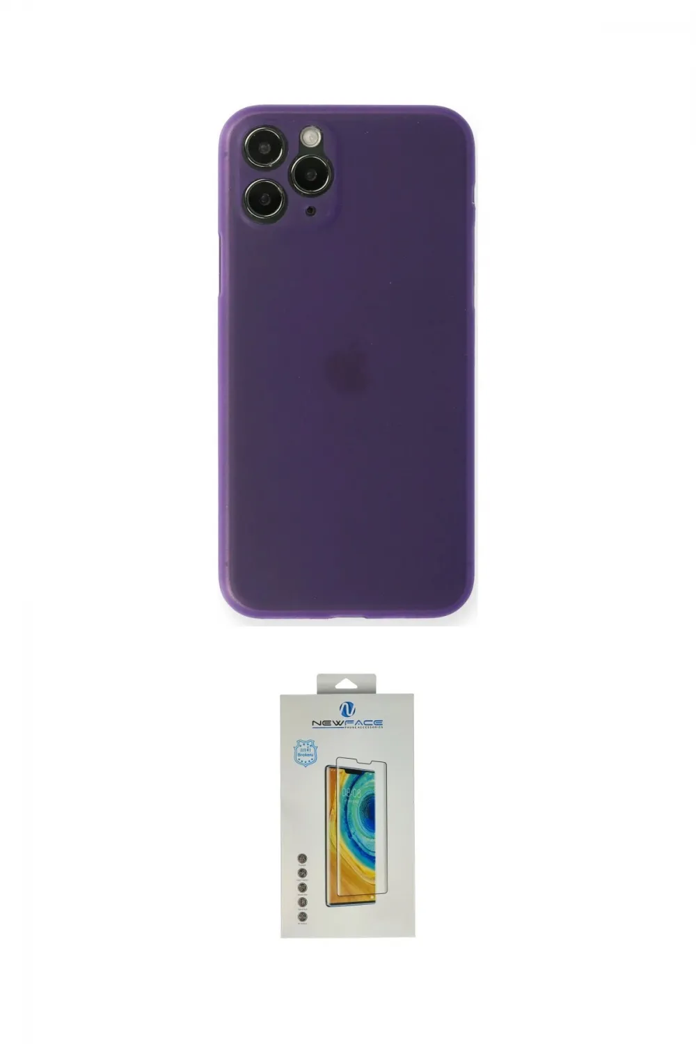 ieg™ iPhone 11 Pro Kılıf Yadigar Yansıma Serisi - Siyah Polymer Nano Ekran Koruyucu
