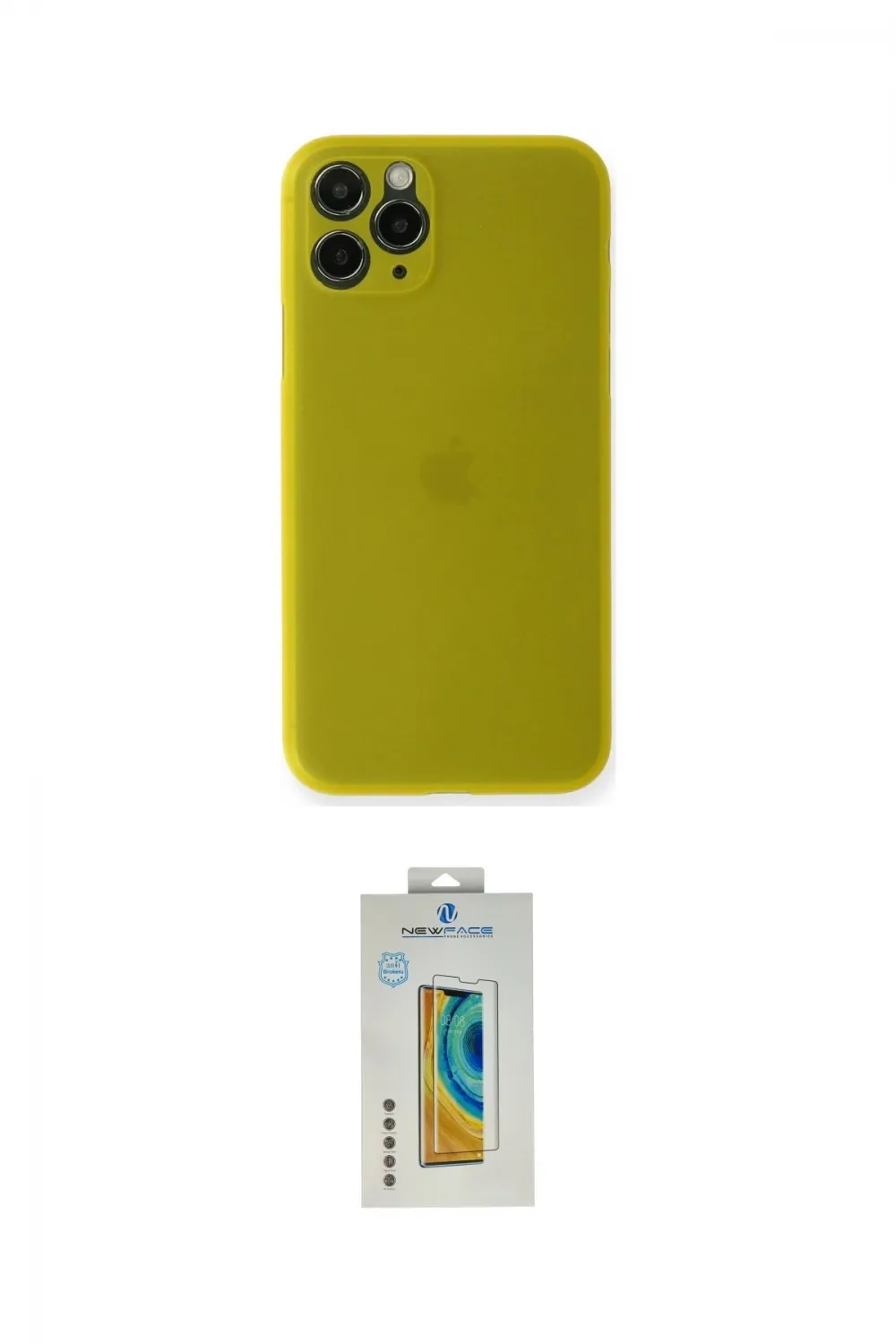 ieg™ iPhone 11 Pro Kılıf Yadigar Yansıma Serisi - Siyah Polymer Nano Ekran Koruyucu