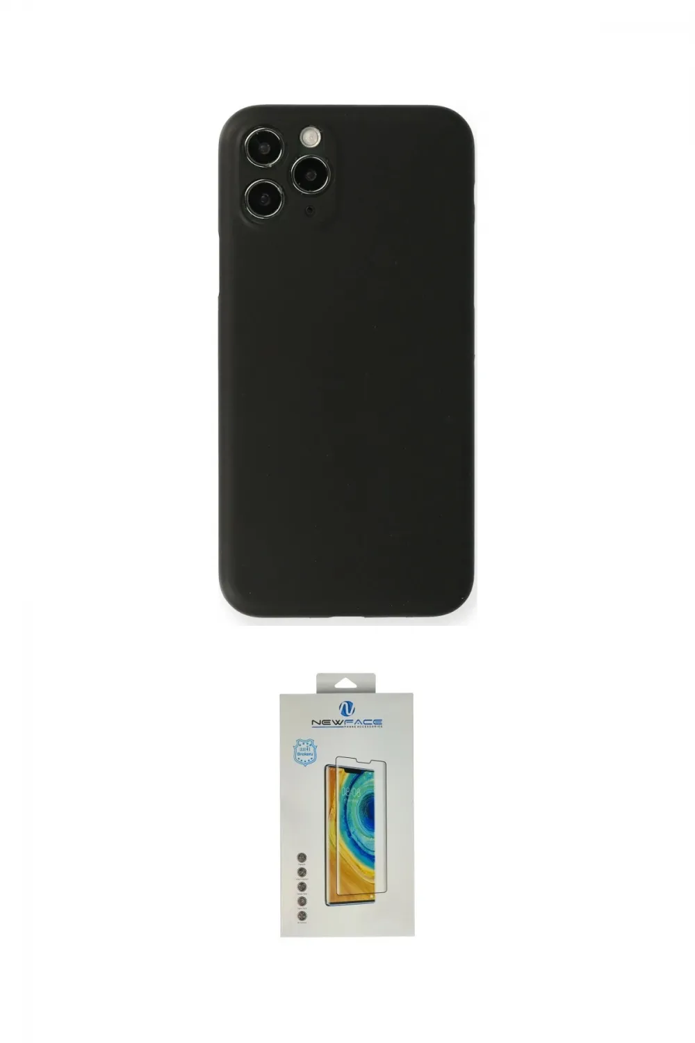 ieg™ iPhone 11 Pro Kılıf Yadigar Yansıma Serisi - Siyah Polymer Nano Ekran Koruyucu