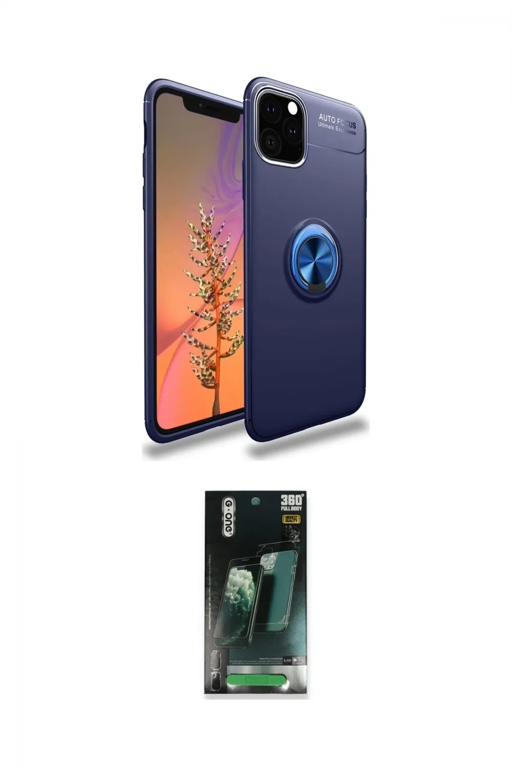 ieg™ iPhone 11 Pro Kılıf Yankı Form Prime - Şeffaf 360 Full Body Arka Koruyucu