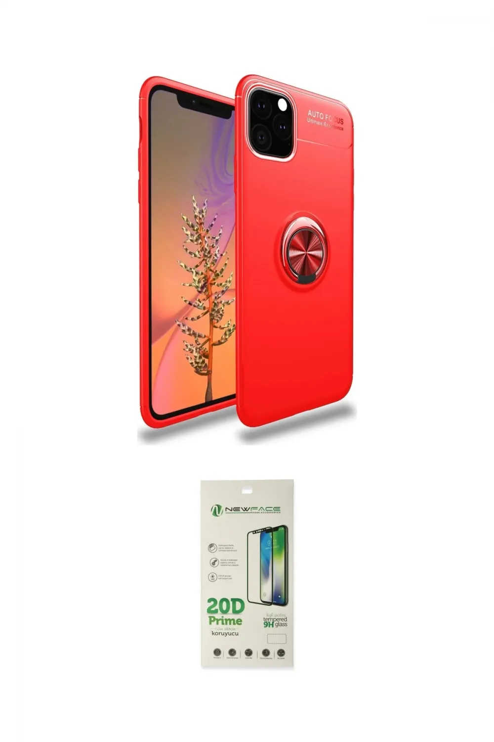 ieg™ iPhone 11 Pro Kılıf Yankı Form Prime - Siyah 20D Premium Cam Ekran Koruyucu