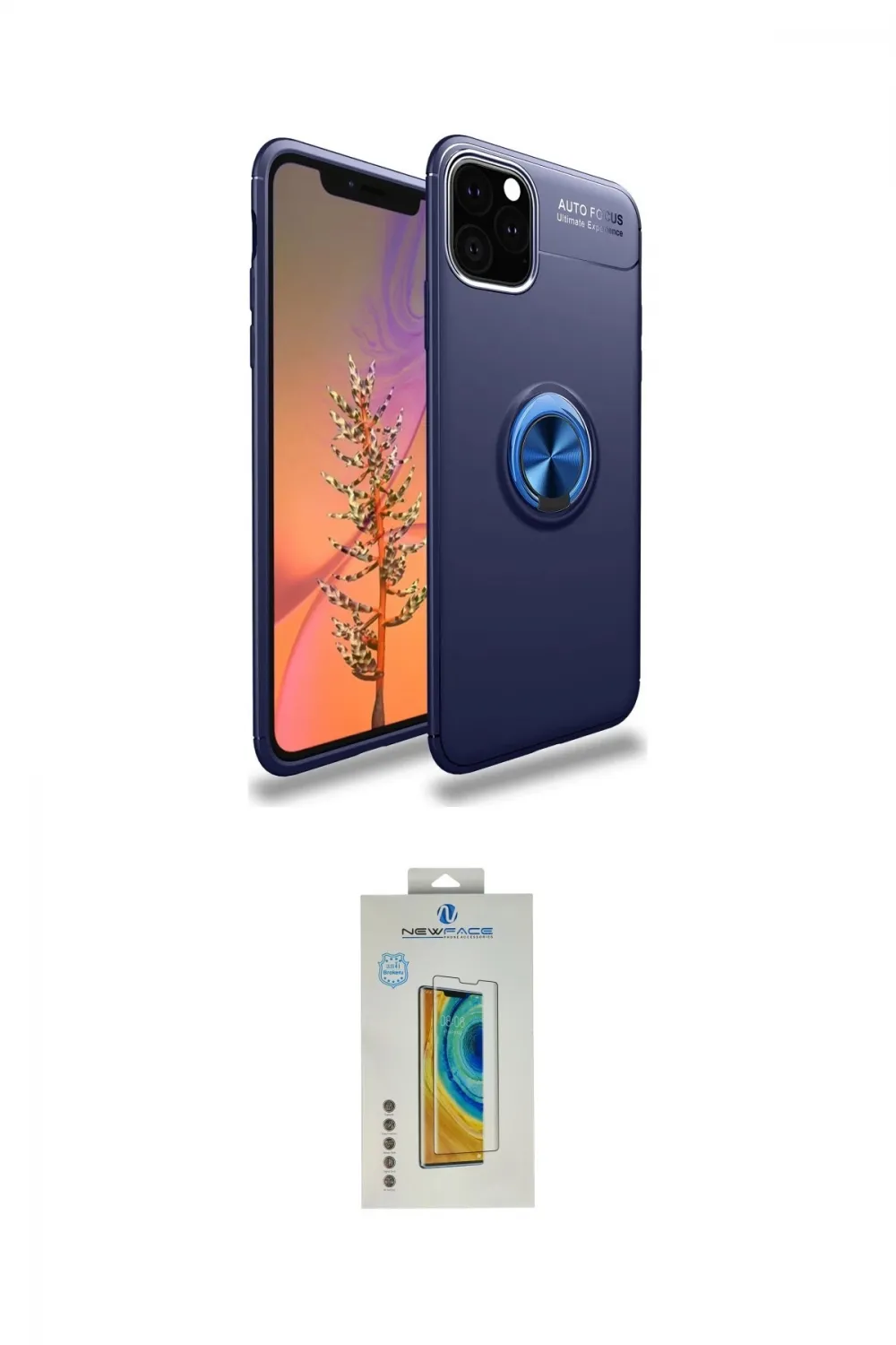 ieg™ iPhone 11 Pro Kılıf Yankı Form Prime - Siyah Polymer Nano Ekran Koruyucu