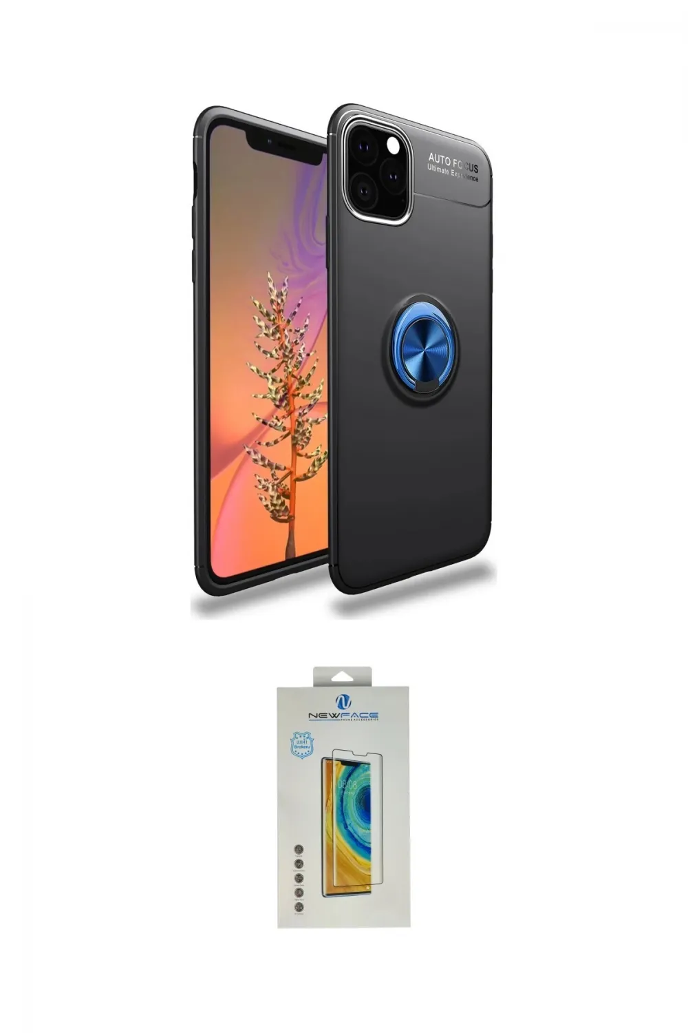 ieg™ iPhone 11 Pro Kılıf Yankı Form Prime - Siyah Polymer Nano Ekran Koruyucu