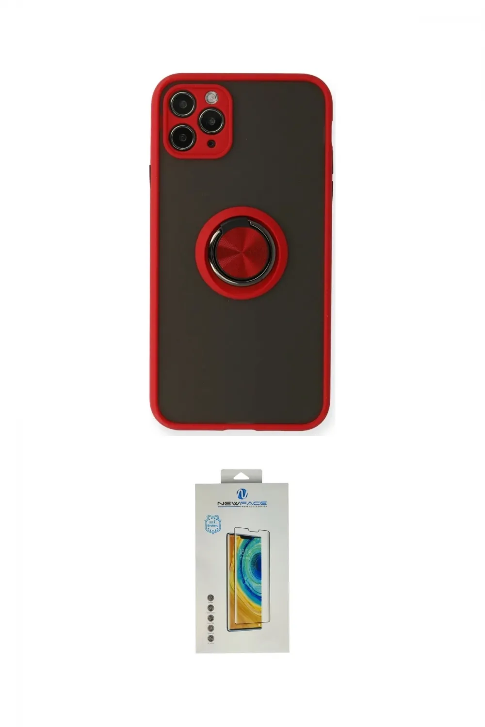 ieg™ iPhone 11 Pro Kılıf Yörünge Çizgi - Siyah Polymer Nano Ekran Koruyucu