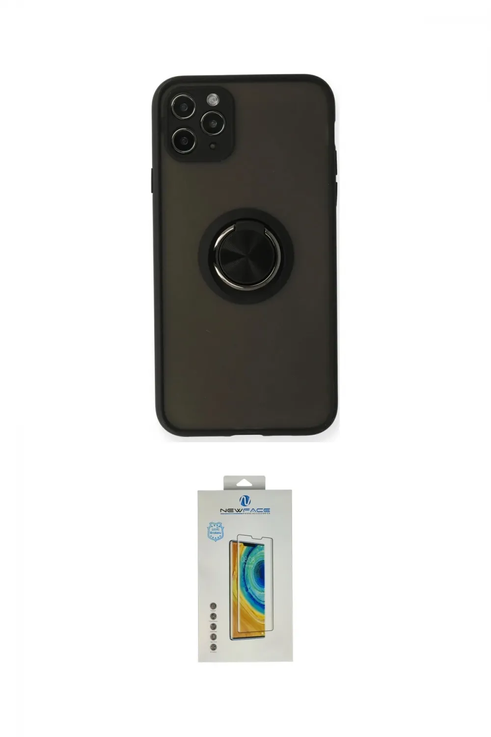 ieg™ iPhone 11 Pro Kılıf Yörünge Çizgi - Siyah Polymer Nano Ekran Koruyucu