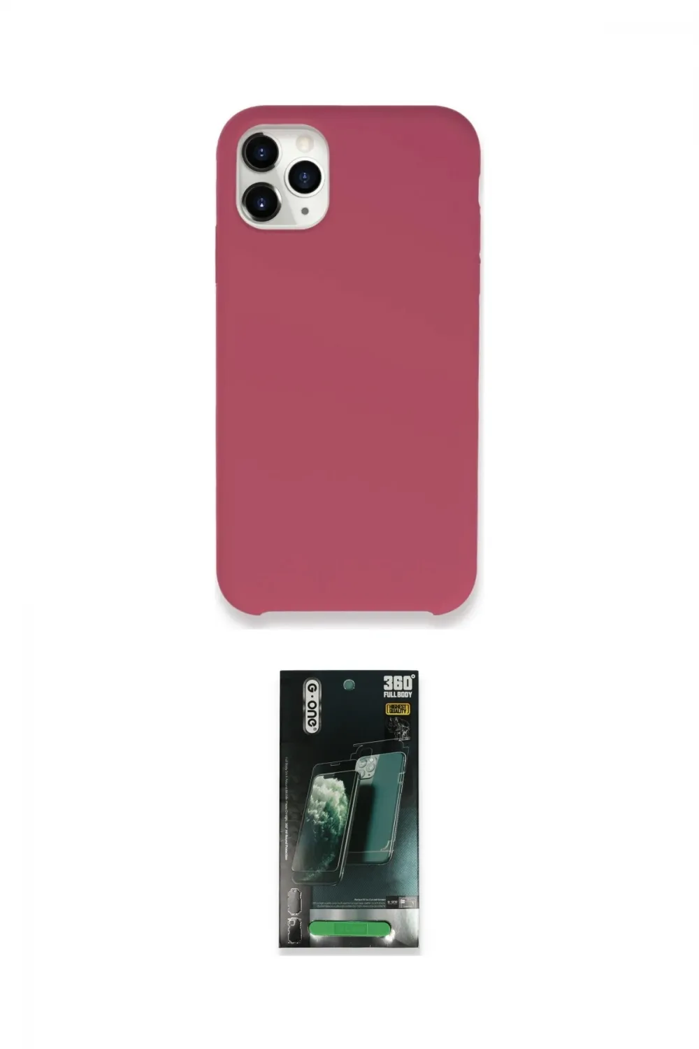 ieg™ iPhone 11 Pro Kılıf Zirve Modern Özel Seri - Şeffaf 360 Full Body Arka Koruyucu