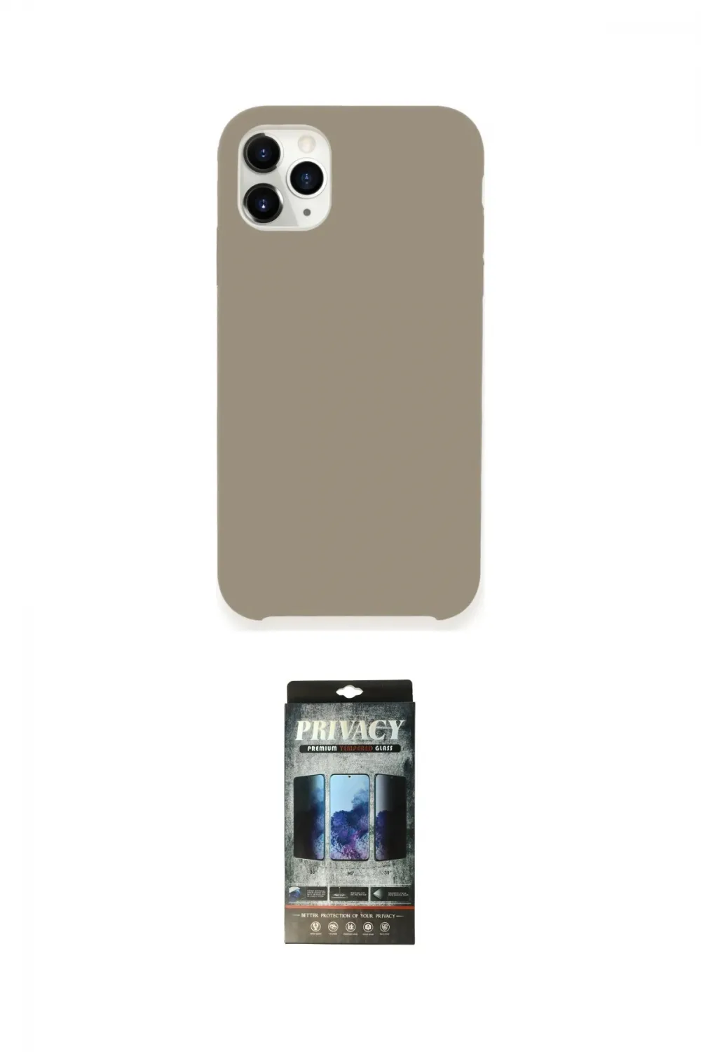 ieg™ iPhone 11 Pro Kılıf Zirve Modern Özel Seri - Siyah 34D Hayalet Izgaralı Cam