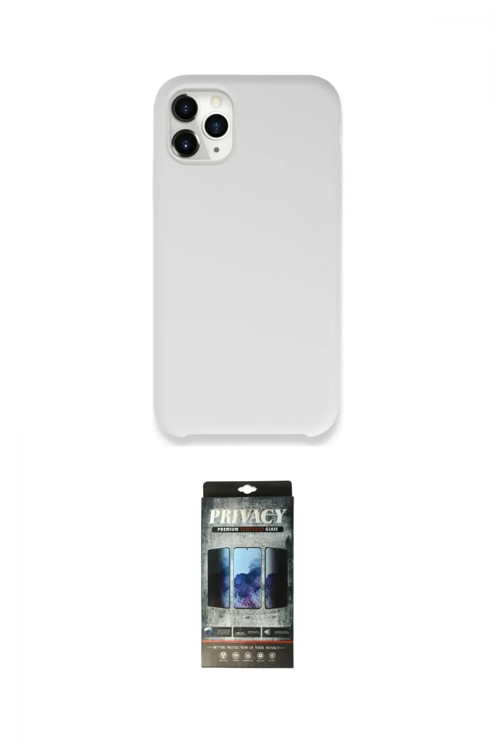 ieg™ iPhone 11 Pro Kılıf Zirve Modern Özel Seri - Siyah 34D Hayalet Izgaralı Cam