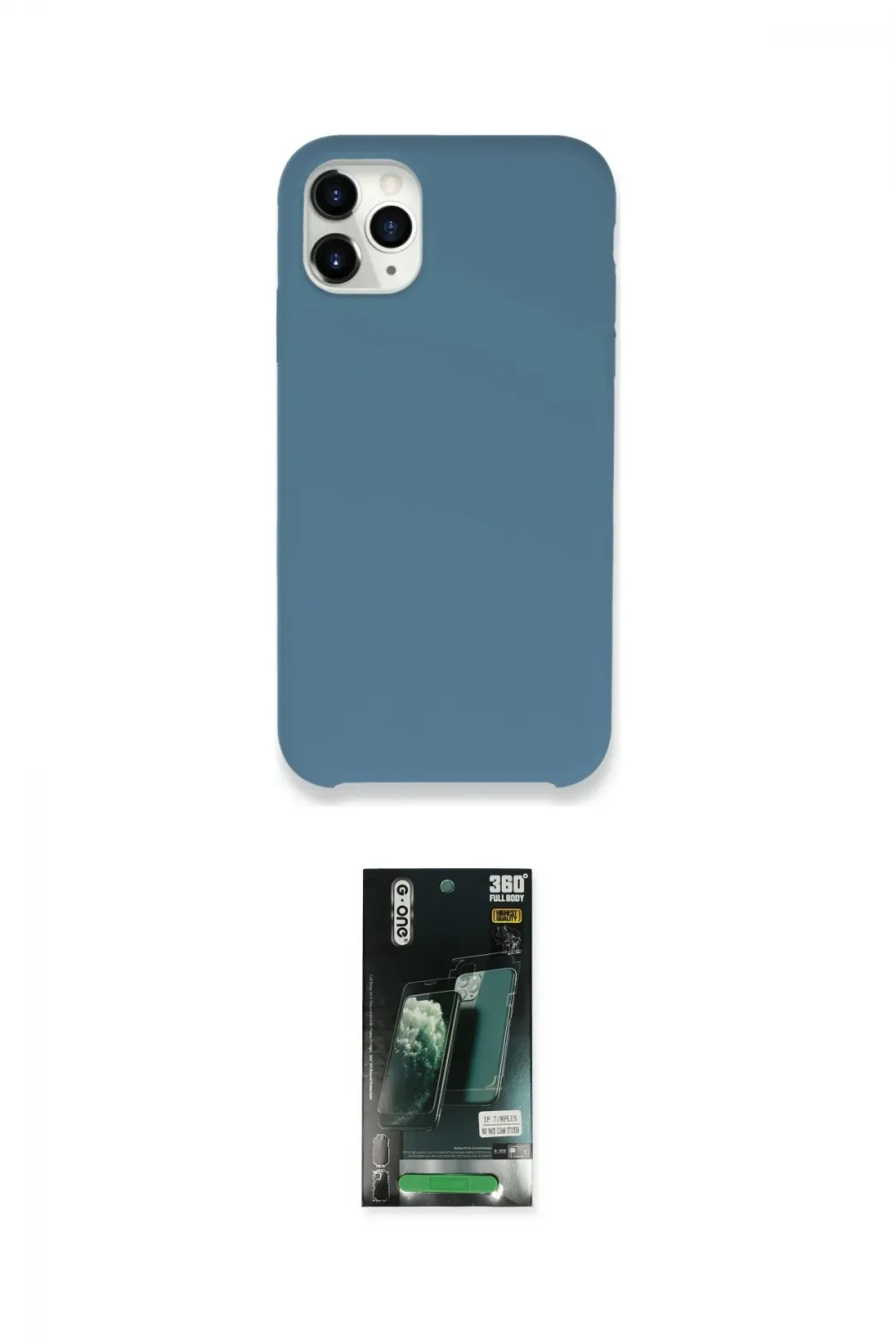 ieg™ iPhone 11 Pro Kılıf Zirve Modern Özel Seri - Siyah 360 Mat Full Body Arka Koruyucu
