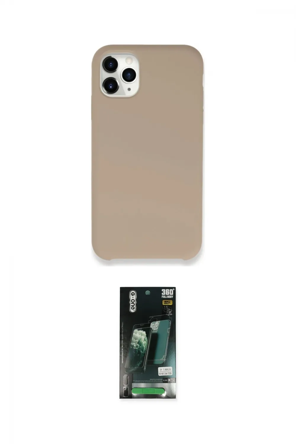 ieg™ iPhone 11 Pro Kılıf Zirve Modern Özel Seri - Siyah 360 Mat Full Body Arka Koruyucu