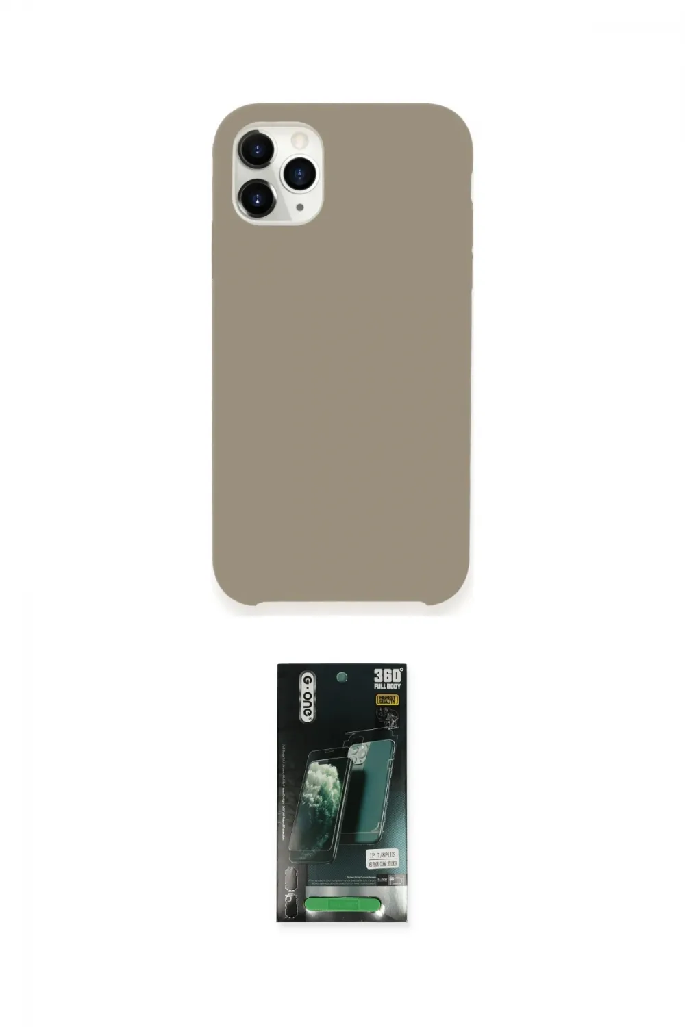 ieg™ iPhone 11 Pro Kılıf Zirve Modern Özel Seri - Siyah 360 Mat Full Body Arka Koruyucu