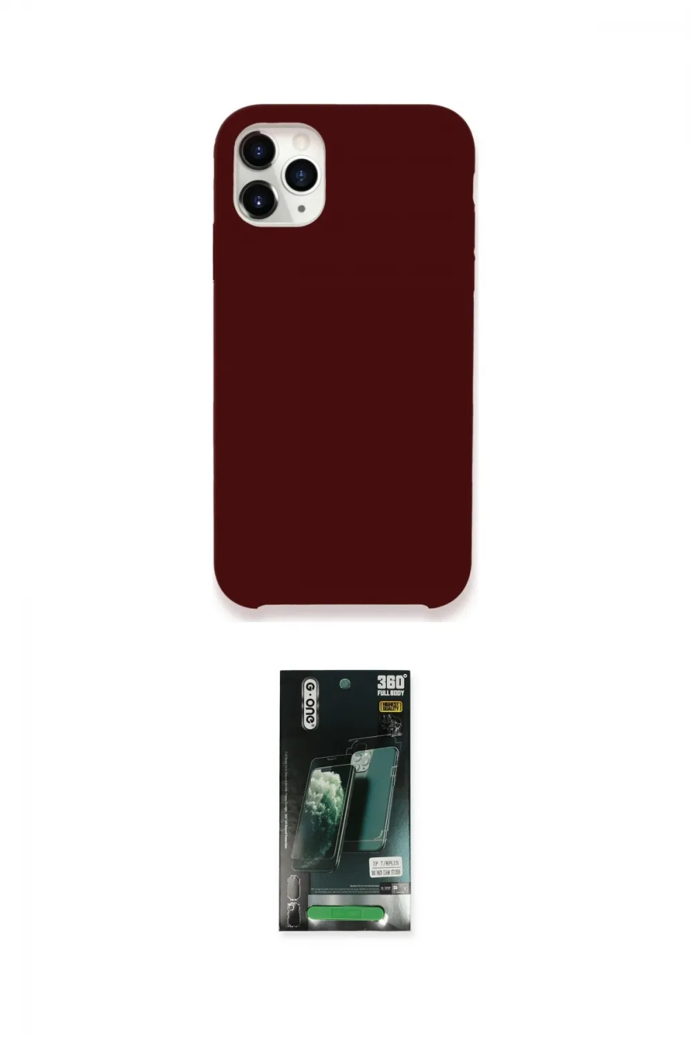 ieg™ iPhone 11 Pro Kılıf Zirve Modern Özel Seri - Siyah 360 Mat Full Body Arka Koruyucu