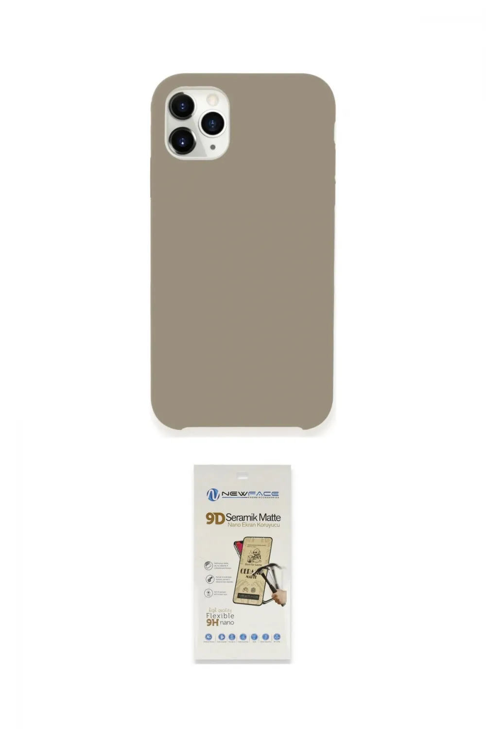 ieg™ iPhone 11 Pro Kılıf Zirve Modern Özel Seri - Siyah Mat Seramik Nano Ekran Koruyucu