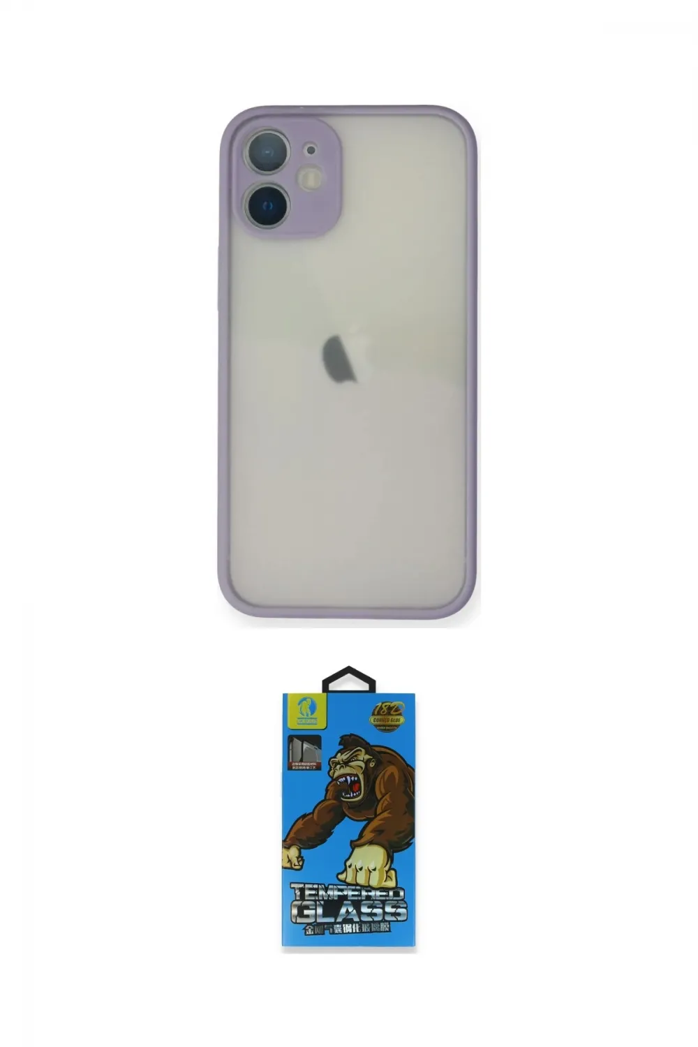 ieg™ iPhone 11 Pro Max Kılıf Ahenk Çizgi Serisi - Siyah 18D Cam Ekran Koruyucu
