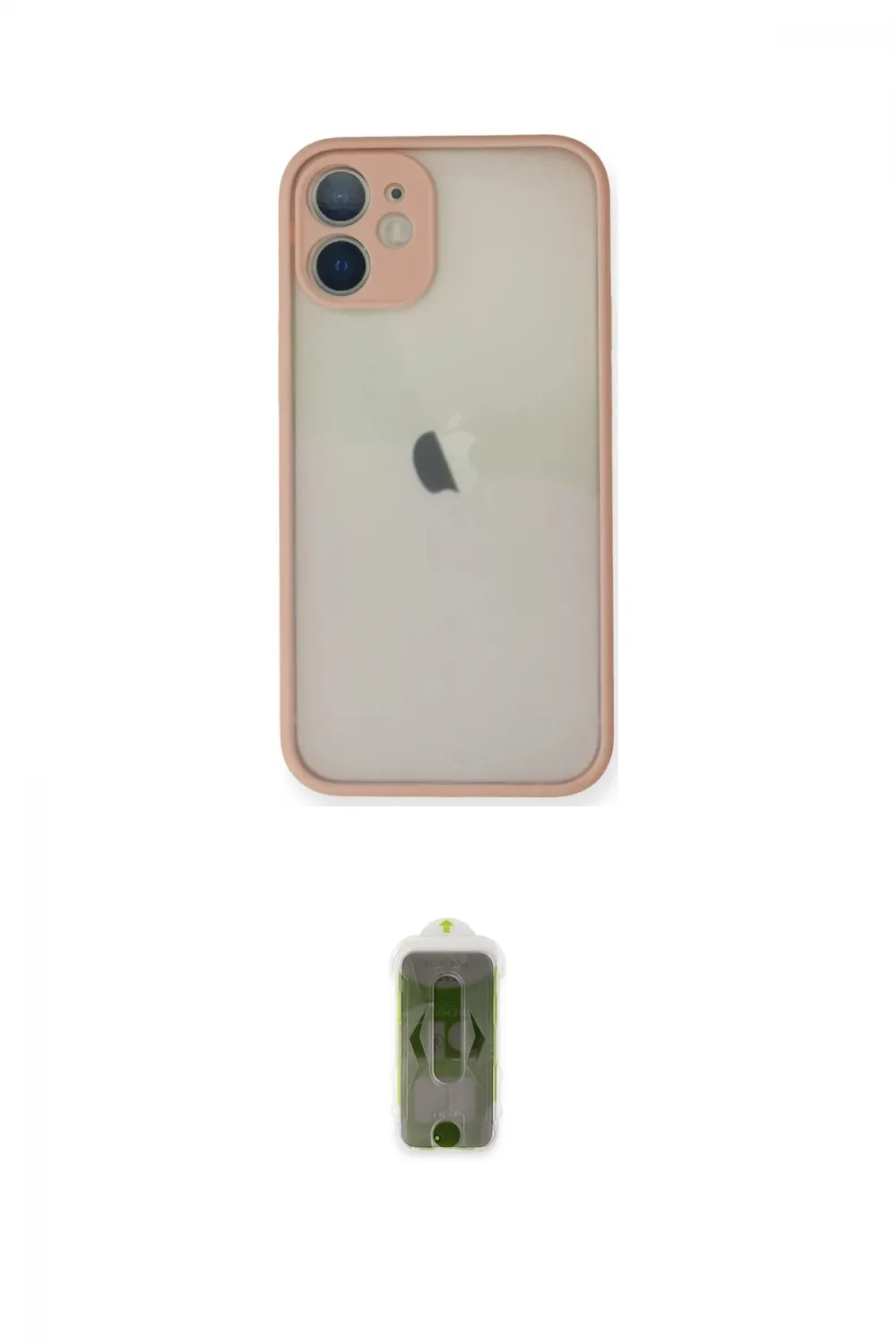 ieg™ iPhone 11 Pro Max Kılıf Ahenk Çizgi Serisi - Siyah Joko Magic 5D Hayalet Cam