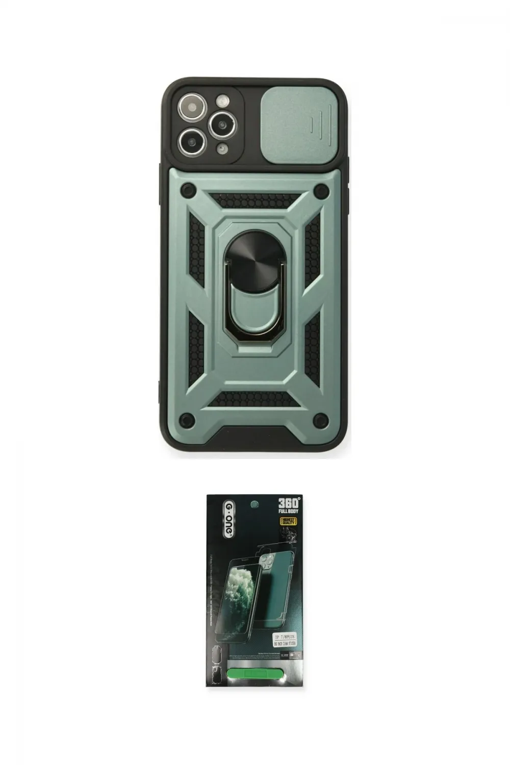 ieg™ iPhone 11 Pro Max Kılıf Ahenk Klasik - Siyah 360 Mat Full Body Arka Koruyucu