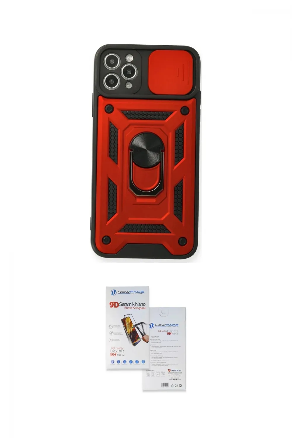 ieg™ iPhone 11 Pro Max Kılıf Ahenk Klasik - Siyah Seramik Nano Ekran Koruyucu