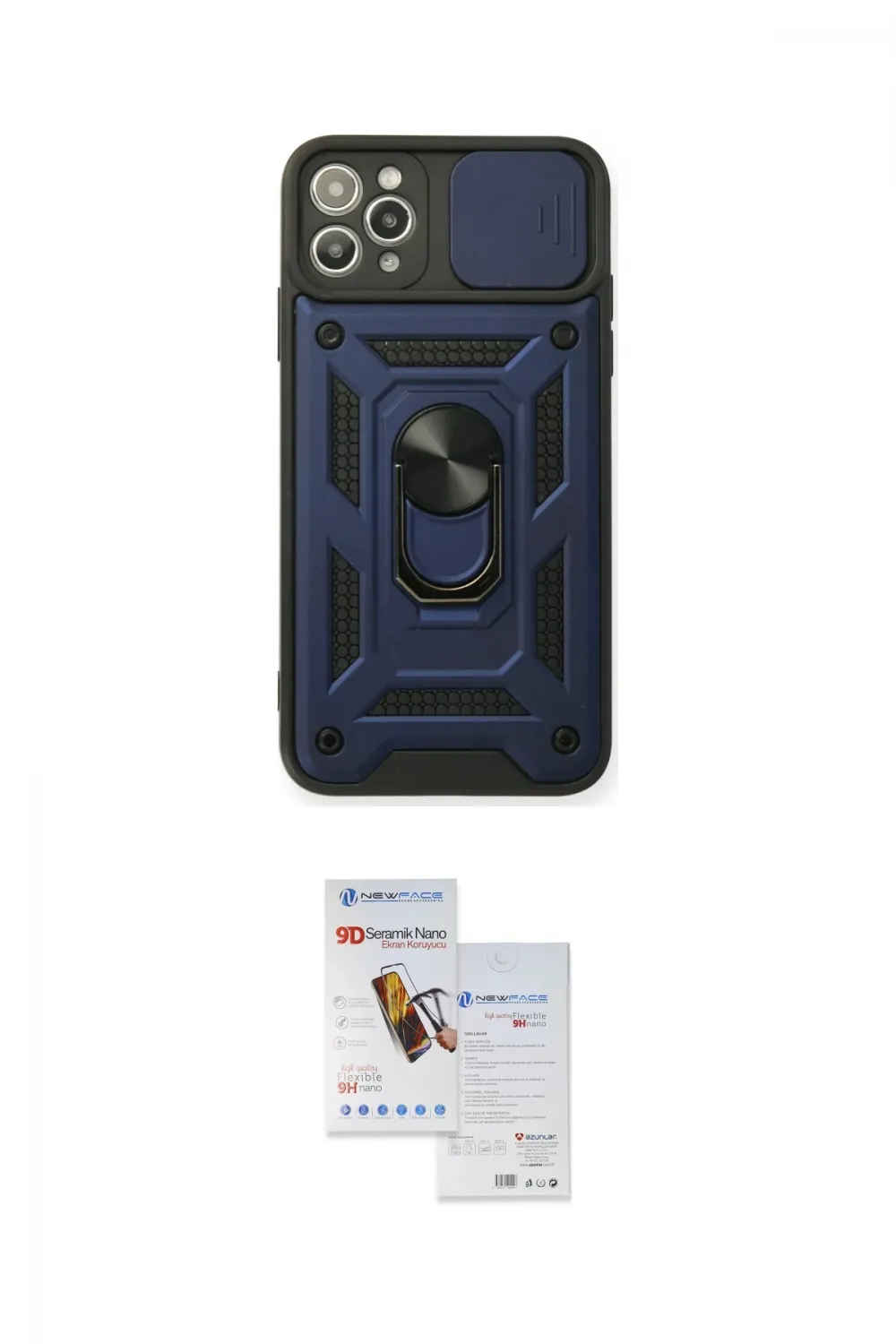 ieg™ iPhone 11 Pro Max Kılıf Ahenk Klasik - Siyah Seramik Nano Ekran Koruyucu