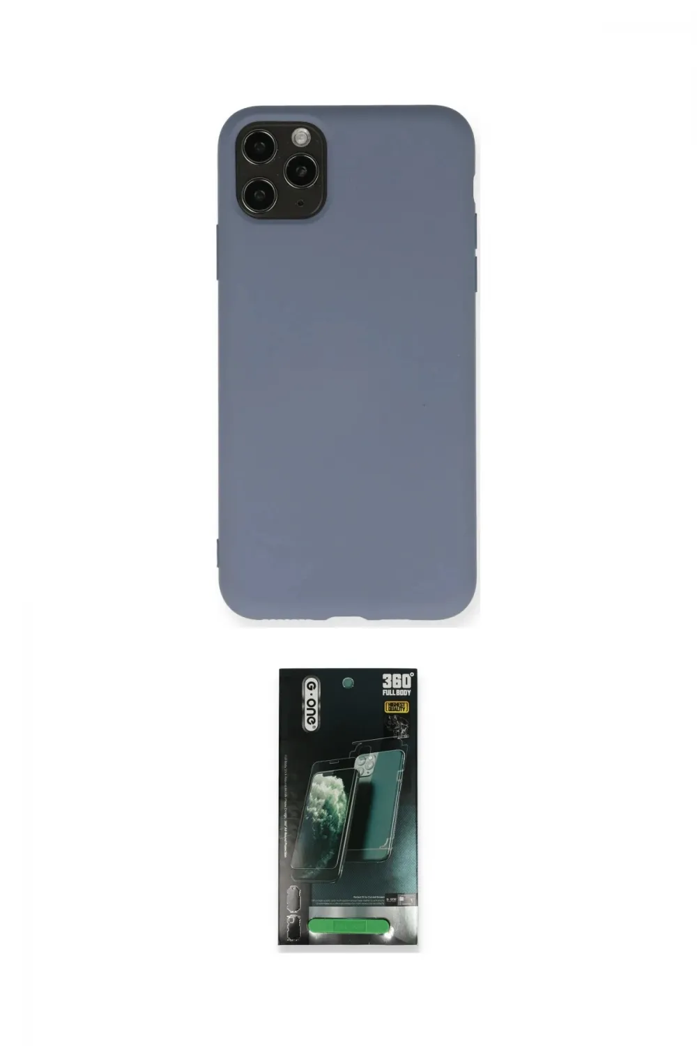 ieg™ iPhone 11 Pro Max Kılıf Ahenk Serisi - Şeffaf 360 Full Body Arka Koruyucu