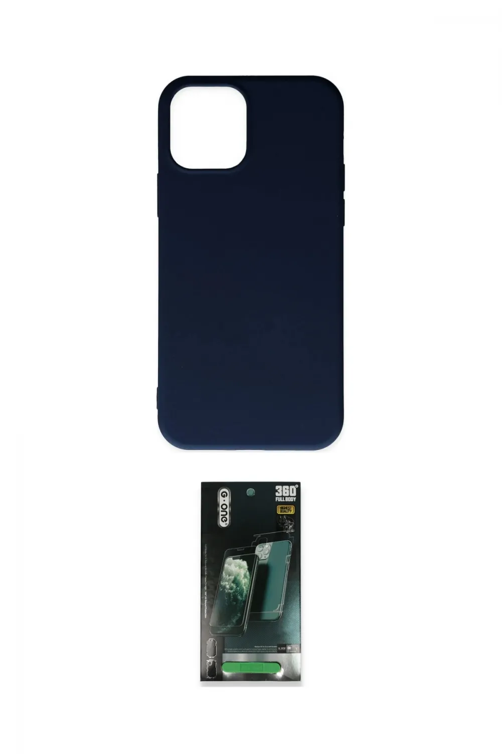 ieg™ iPhone 11 Pro Max Kılıf Ahenk Serisi - Şeffaf 360 Full Body Arka Koruyucu