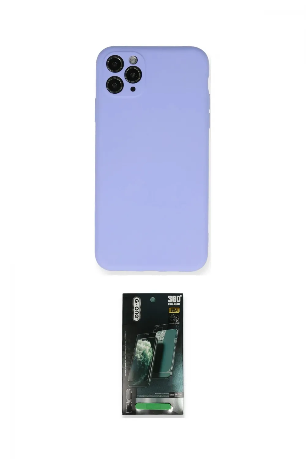 ieg™ iPhone 11 Pro Max Kılıf Ahenk Serisi - Şeffaf 360 Full Body Arka Koruyucu