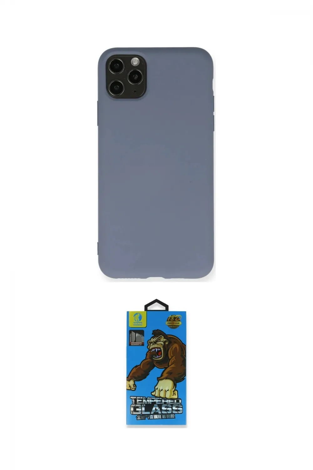 ieg™ iPhone 11 Pro Max Kılıf Ahenk Serisi - Siyah 18D Cam Ekran Koruyucu