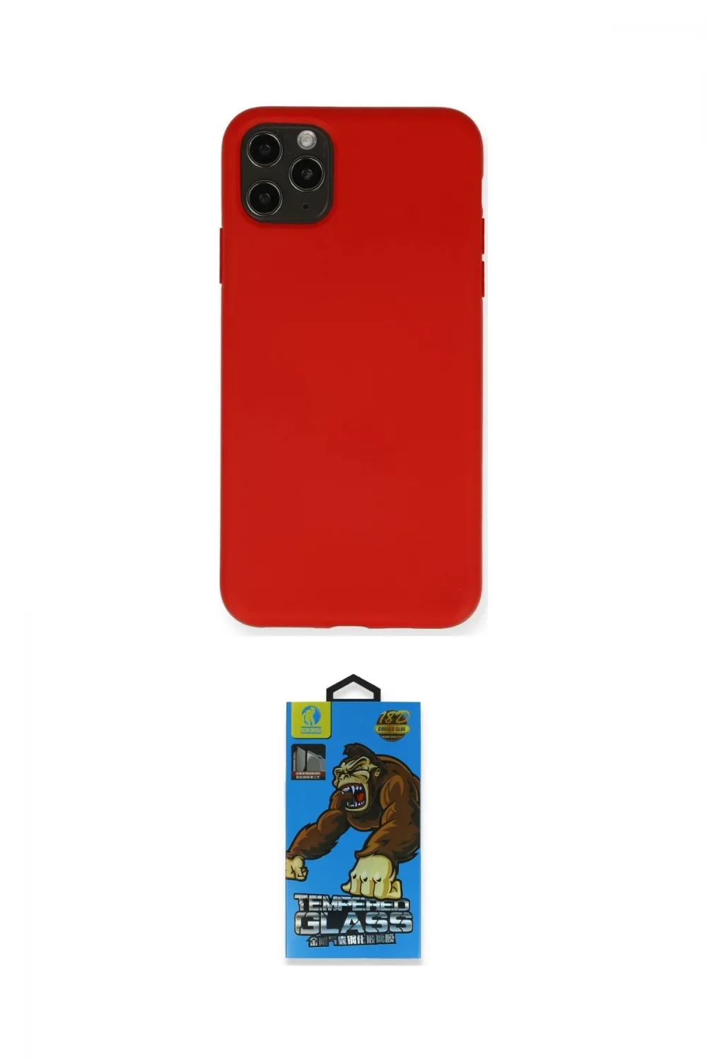 ieg™ iPhone 11 Pro Max Kılıf Ahenk Serisi - Siyah 18D Cam Ekran Koruyucu