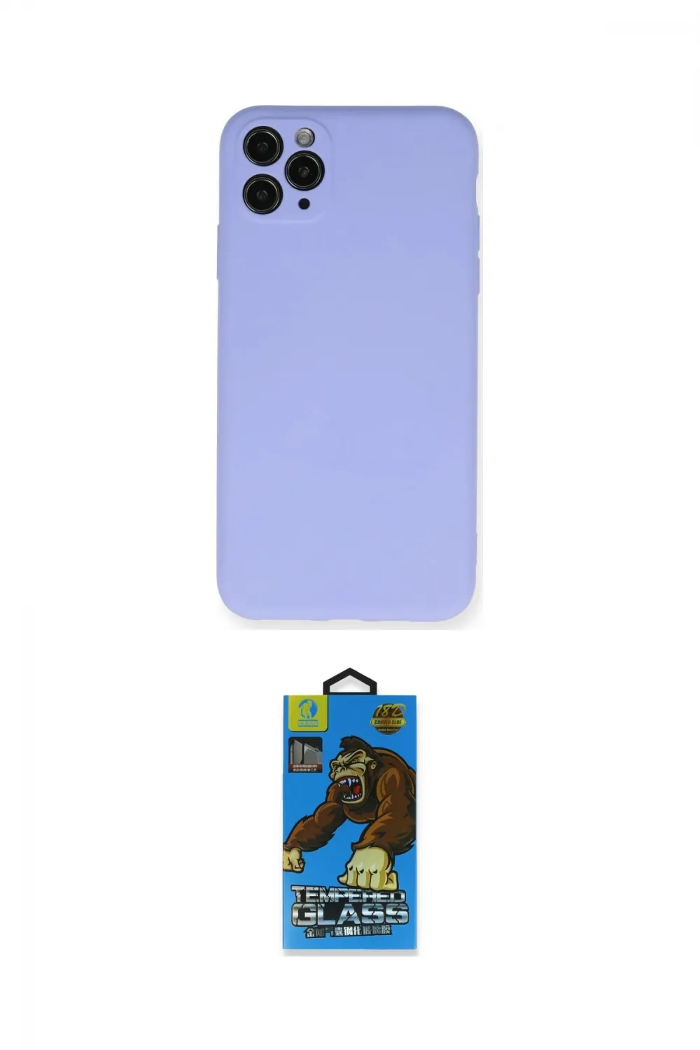 ieg™ iPhone 11 Pro Max Kılıf Ahenk Serisi - Siyah 18D Cam Ekran Koruyucu