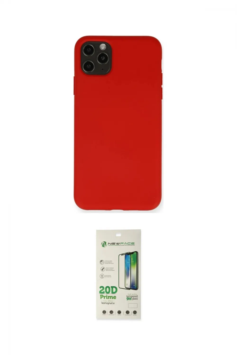 ieg™ iPhone 11 Pro Max Kılıf Ahenk Serisi - Siyah 20D Premium Cam Ekran Koruyucu